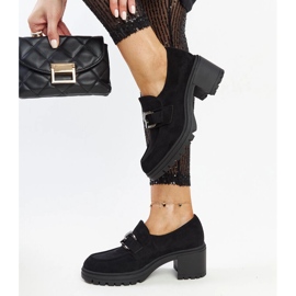 Vinceza Crne cipele s kožnim umetkom iz Vinceze crna 1