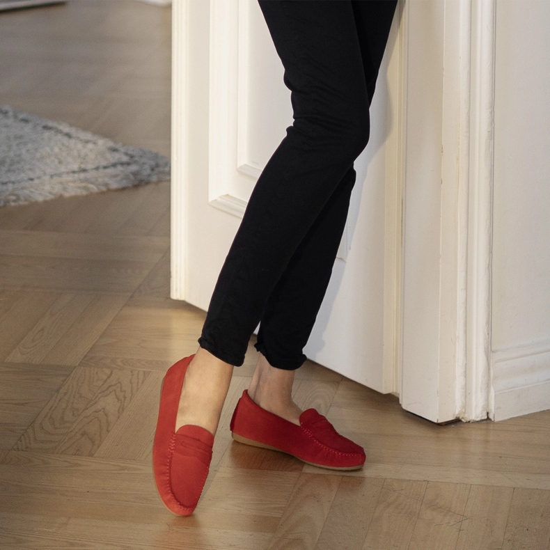 Marco Shoes Vigo mokasine crvena 1