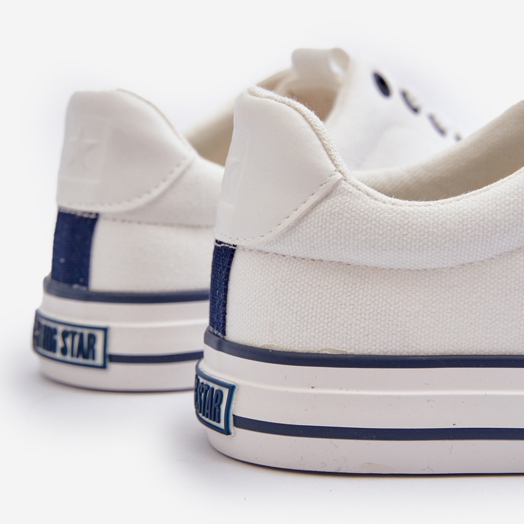 Muške niske tenisice Big Star NN174004 Bijele bijela 2