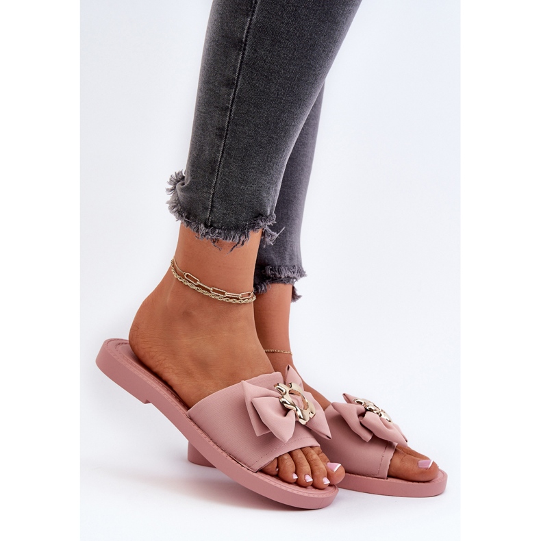 Ženske japanke s mašnom, roza Arsicada ružičasta 2