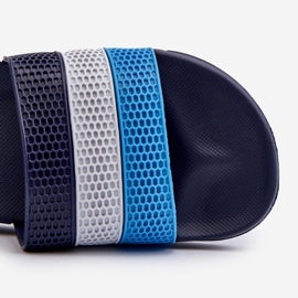 Klasične muške japanke s naramenicama, tamnoplave Sylri plava 1