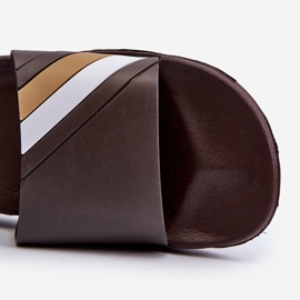 FK1 Klasične svijetlo smeđe muške japanke Bemostom smeđa 1