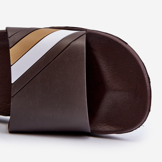 FK1 Klasične svijetlo smeđe muške japanke Bemostom smeđa 1