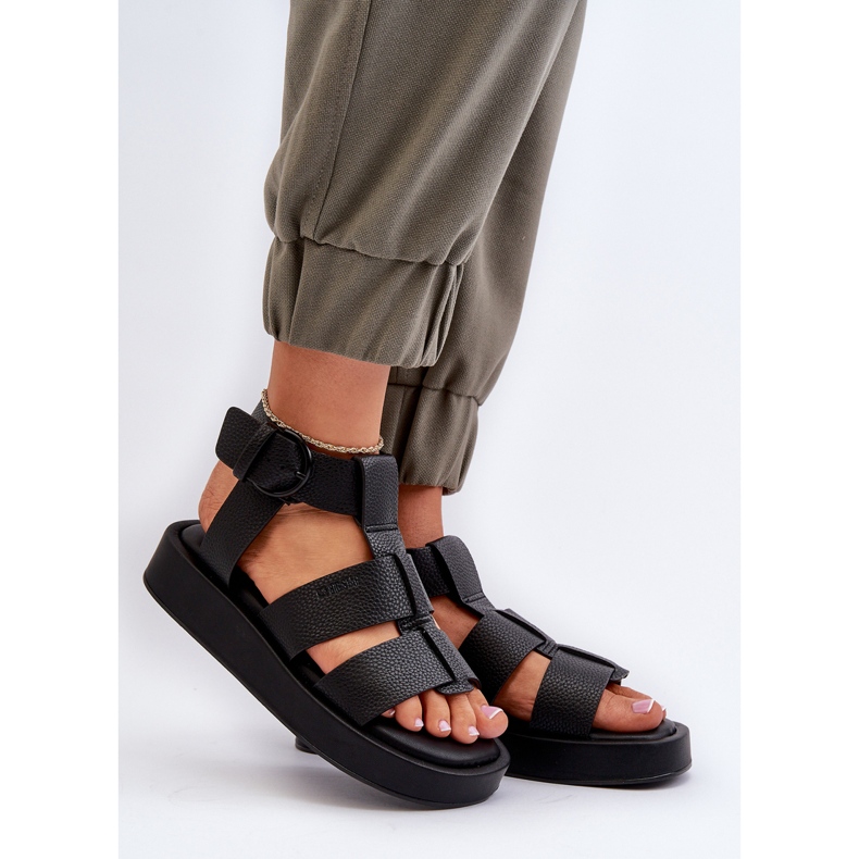 Ženske sandale Big Star NN274071 crne crno 2