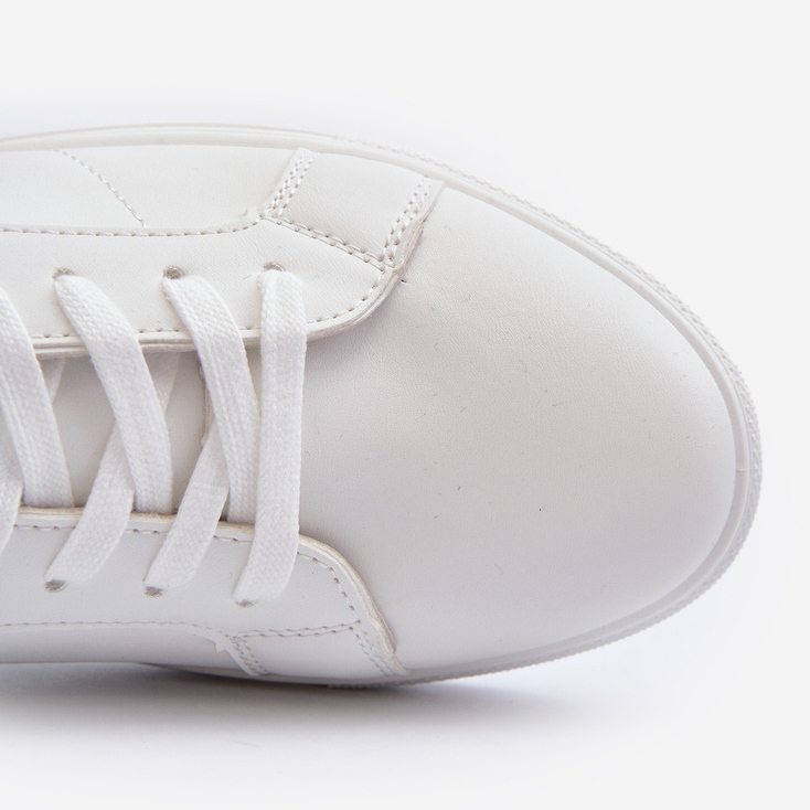 Muške niske tenisice od eko kože Big Star NN174280 bijele bijela 1