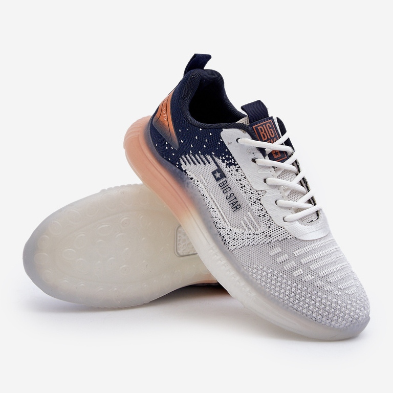 Muška sportska obuća HI-POLY System Big Star NN174474 tamnoplava siva 1