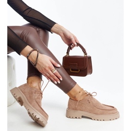 Klasične Keiko cipele od smeđe antilop kože smeđa 1