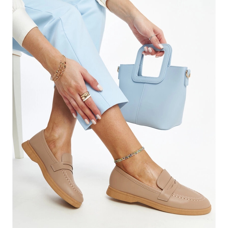 Smeđe klasične Nawrah mokasine smeđa 1