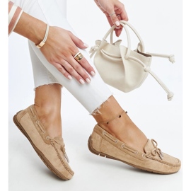 Hayam smeđe mokasine s mašnom smeđa 1