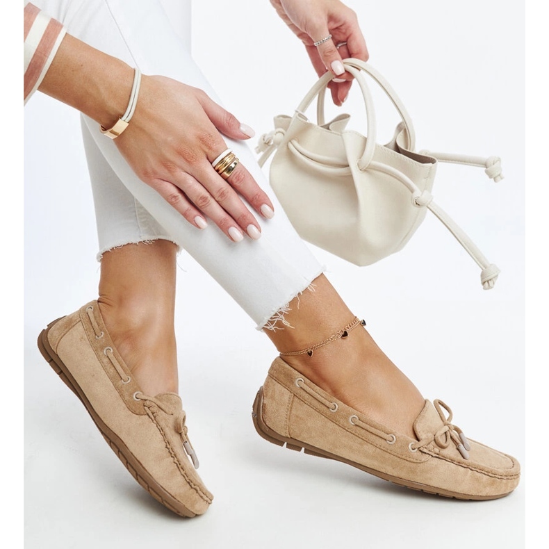 Hayam smeđe mokasine s mašnom smeđa 1