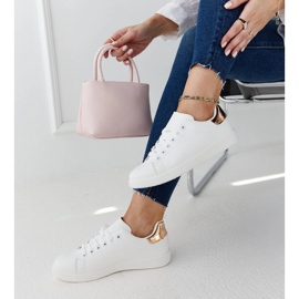 Bijele Birikti tenisice s platformom bijela 1