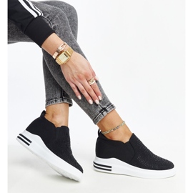 Crne tenisice Fossacesia na wedge crno 1