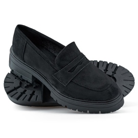 Ženske crne antilop mokasine, crne mokasine crna 1