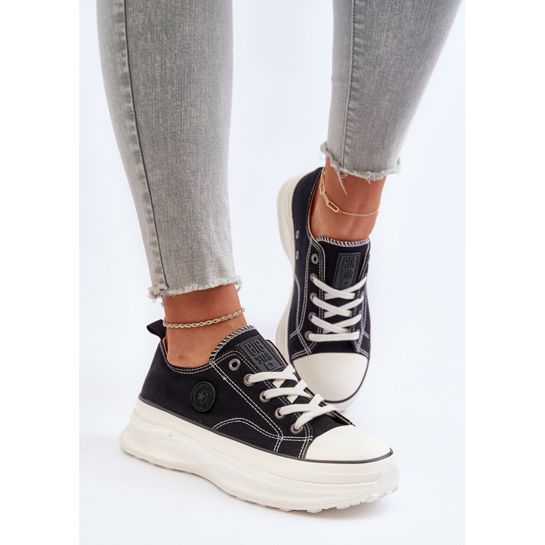 Ženske tenisice na masivnom potplatu Big Star NN274125 crne crno 1