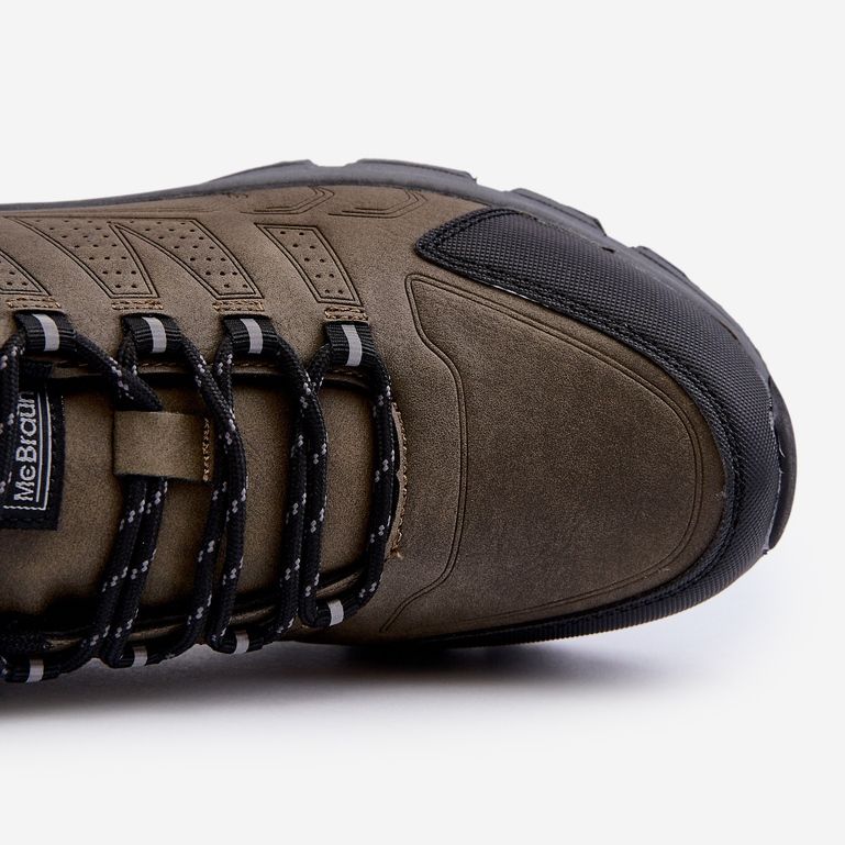 Khaki McBraun muške cipele za planinarenje zelena 2