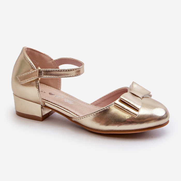 Balerinke za djevojčice sa zlatnom Andarifa mašnom zlatna 1