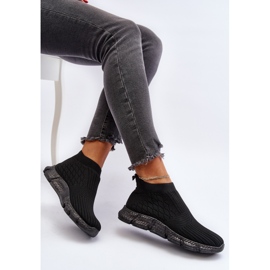 Ženske crne sportske čarape Liraelia natikače crno 5