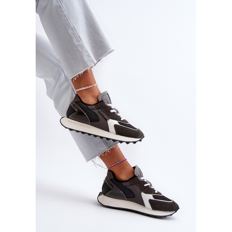 Ženske tenisice na platformi Memory Foam System Big Star NN274683 Crne crna 1