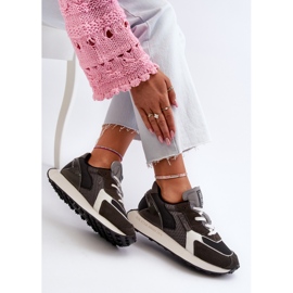 Ženske tenisice na platformi Memory Foam System Big Star NN274683 Crne crna 2