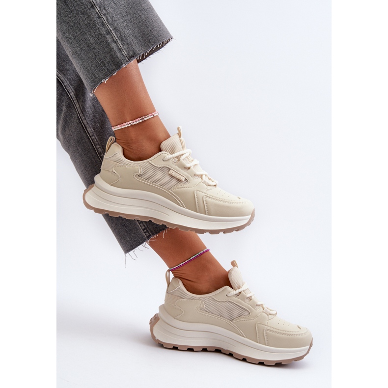 Ženske tenisice HI-POLY System Big Star NN274A105 Bež 2