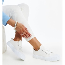 Eduardove bijele platnene tenisice bijela 1