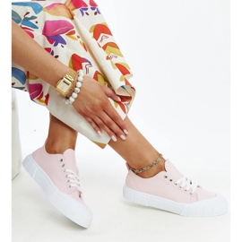 Eduardove ružičaste tenisice od tkanine ružičasta 1