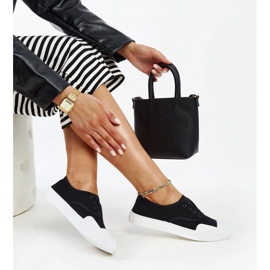 Crne Feyza slip-on tenisice crno 1