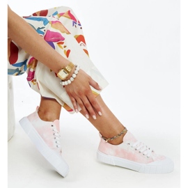 Ružičaste Jerina tenisice od tkanine ružičasta 1