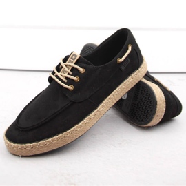 Cipele od crne brušene kože Big Star INT1995A crno 2