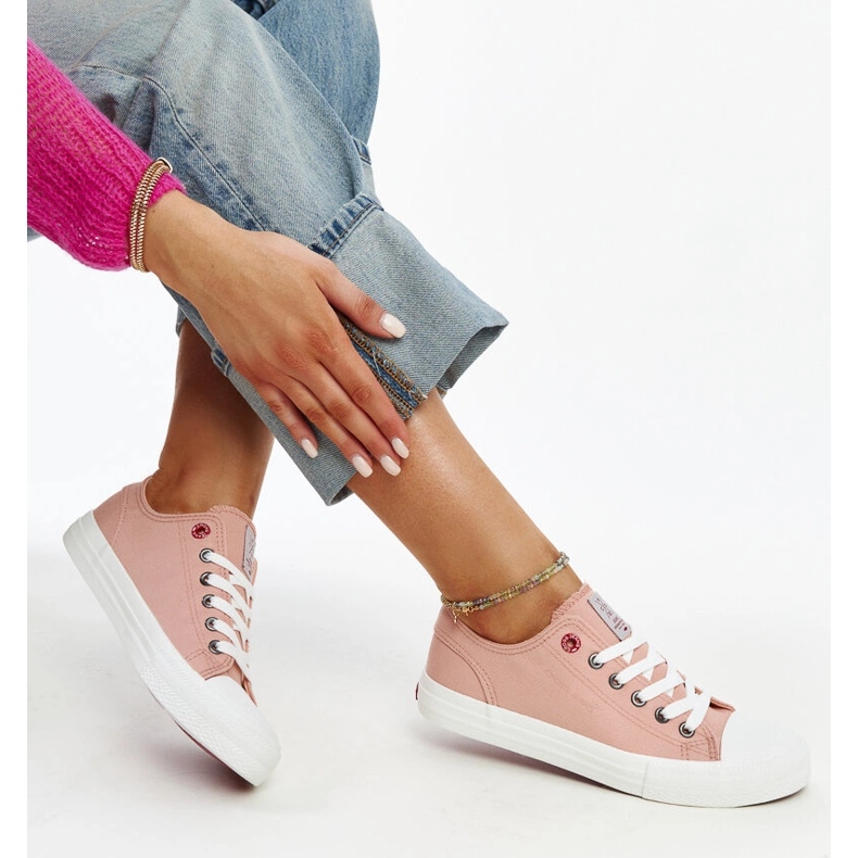 Pink ženske Cross Jeans tenisice ružičasta 1