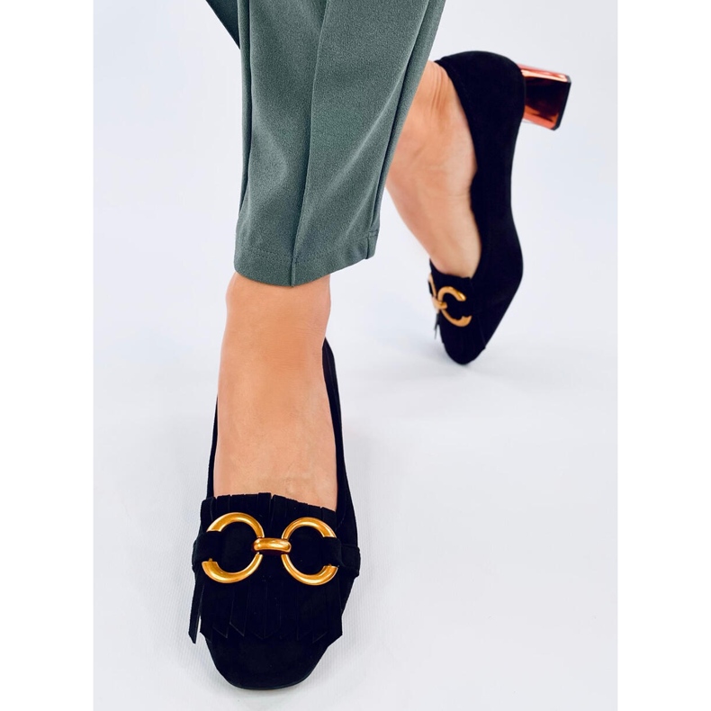 Weinn crne bakrene cipele s petom crna 1