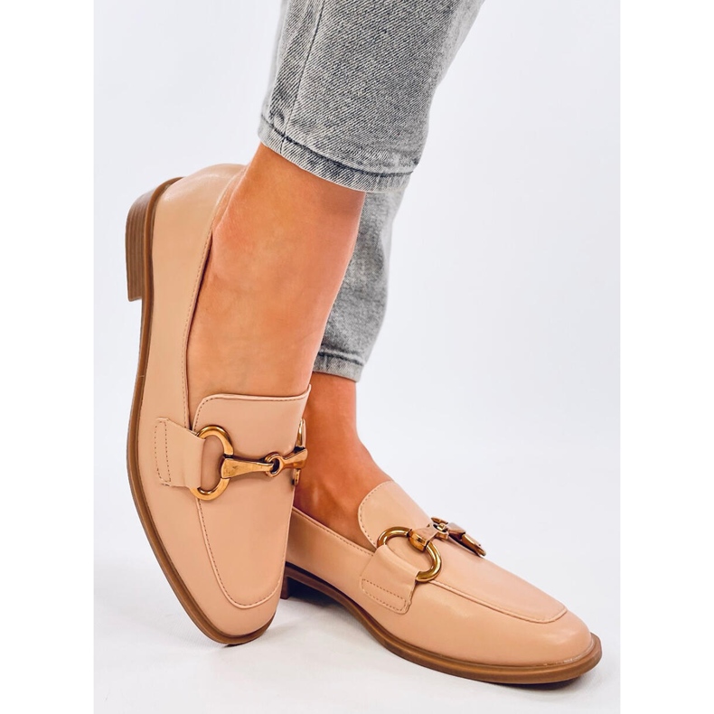 Ženske mokasine Jonna Khaki bež 2