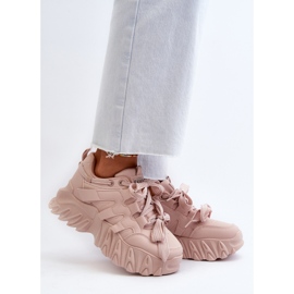 Ženske tenisice na debelom potplatu, roza Ellerai ružičasta 2