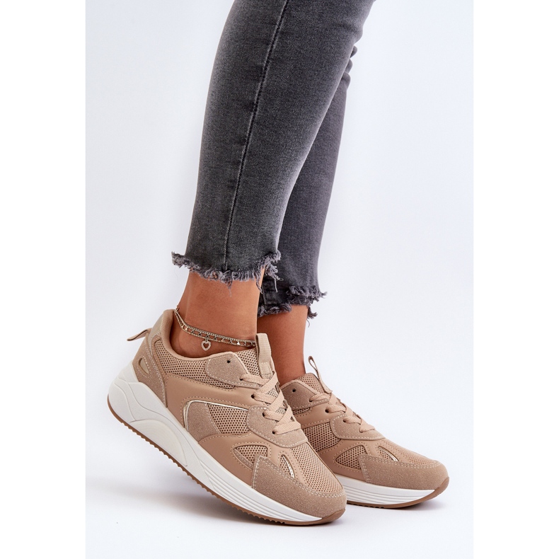 Ženske tenisice s platformom smeđe Lenivia smeđa 2