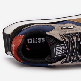 Muške tenisice Big Star NN174320 Memory Foam System bež-plave 1