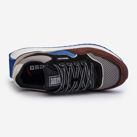 Muške tenisice Big Star NN174322 Memory Foam System smeđe-crne crno 1