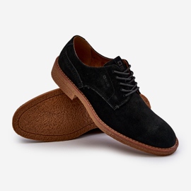 Muške cipele od brušene kože Big Star NN174212 crne crno 1