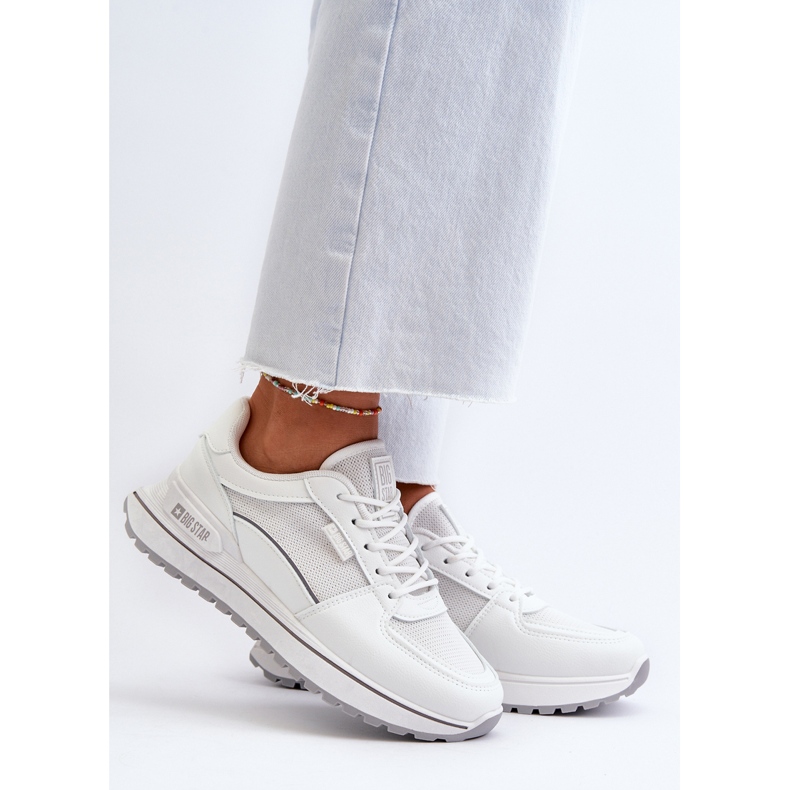 Big Star Ženske tenisice NN274A089 Bijele bijela 2