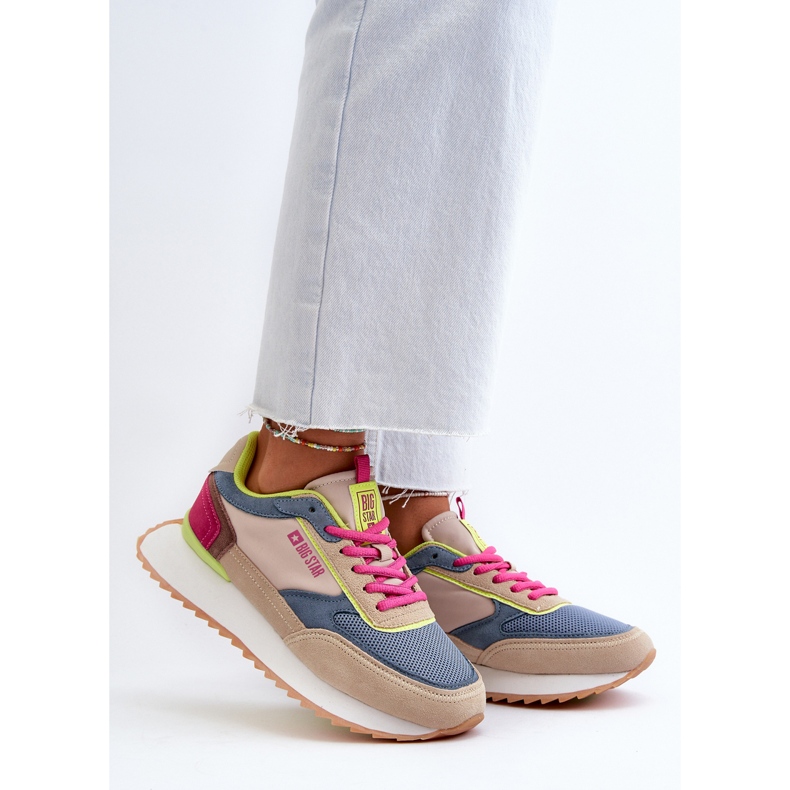 Ženske tenisice Memory Foam System Big Star NN274692 Multicolor plava 2