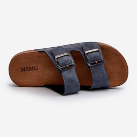 Muške japanke s plutenim potplatom, tamnoplava Rosawia 1