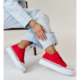 Bahira crvene tenisice sa debelim đonom crvena 1