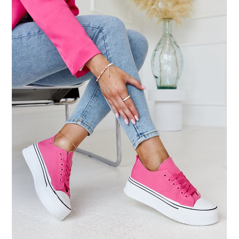 Bahira tamno roze tenisice sa debelim đonom ružičasta 1