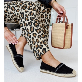 Crne espadrile s Abia kamenčićima crno 1