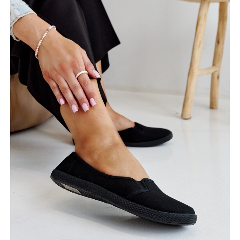 Crne Wordana slip-on tenisice crna 1