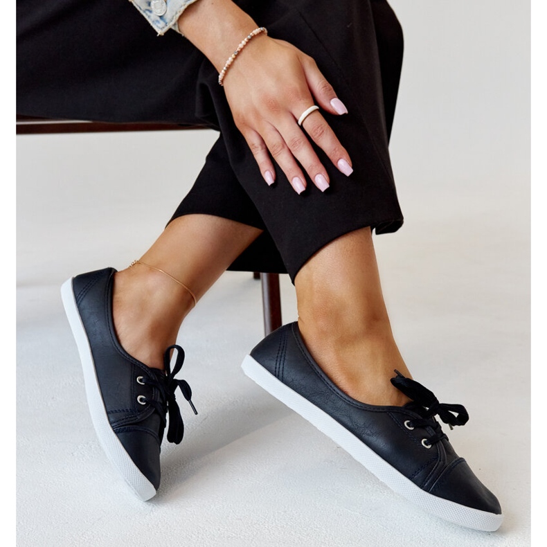 Mornarsko plave slip-on tenisice od Knudsen eko kože plava 1