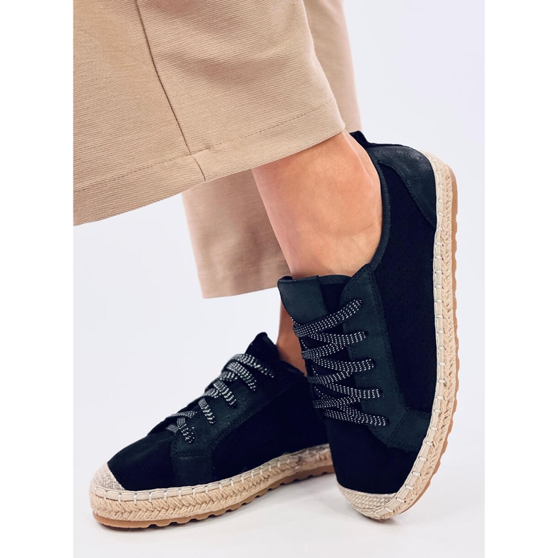 Felix crne espadrile tenisice crna 2