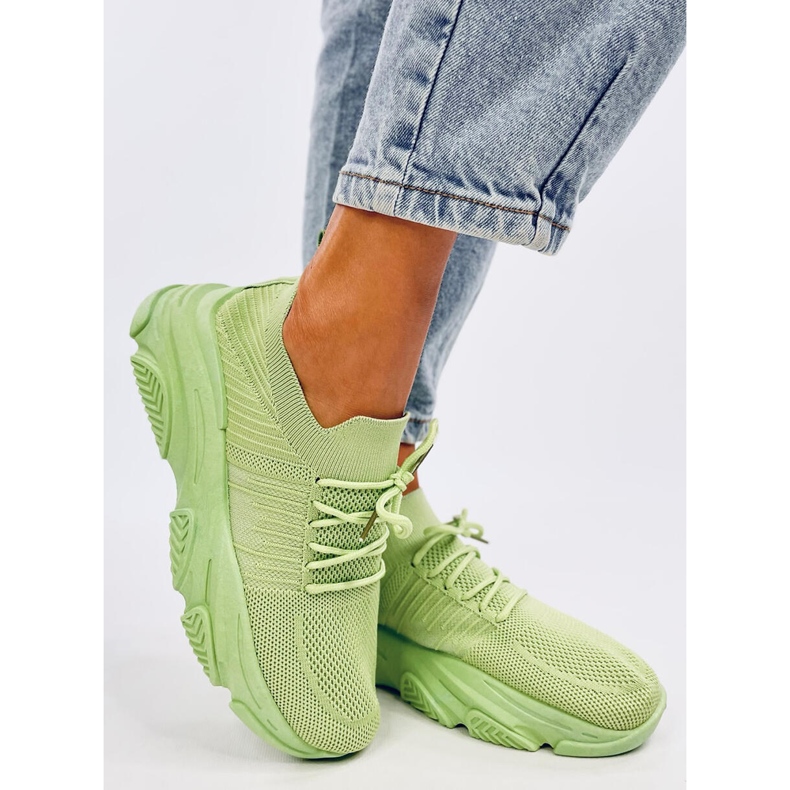 Fabre L.GREEN sock sportske cipele zelena 1