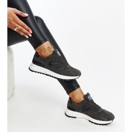 Tamno sive tenisice sa debljim Olonio đonom siva 1