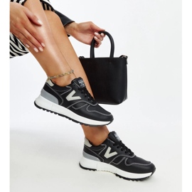 Crne tenisice s debelim Cettina potplatom crna 1