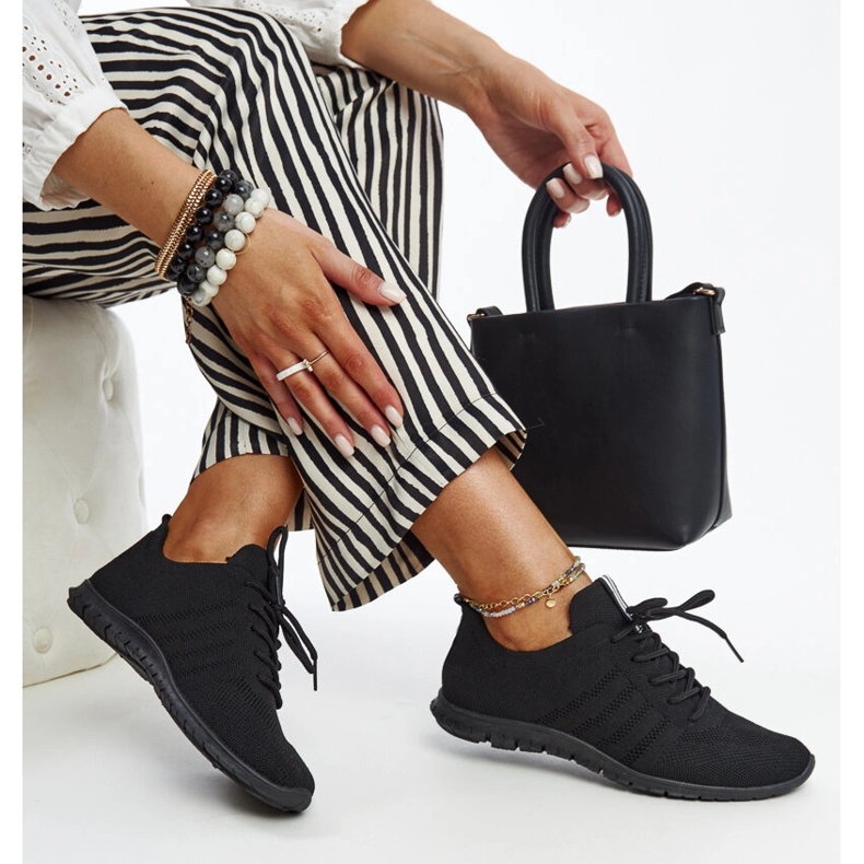 Crne sportske tenisice Shukornia crno 1